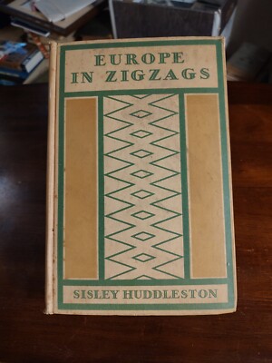 Europe in Zigzags, 1929 1st Edition Lippincott, Unmarked Bright