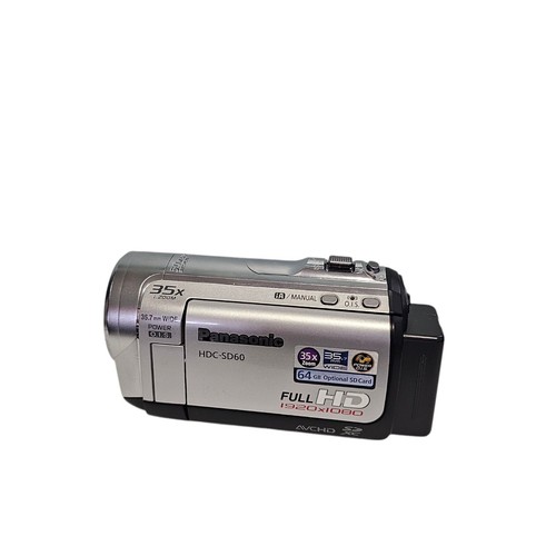 Panasonic HDC-SD60 Handheld High Definition Camcorder 16gb Card Cables Box Siver - Picture 8 of 13