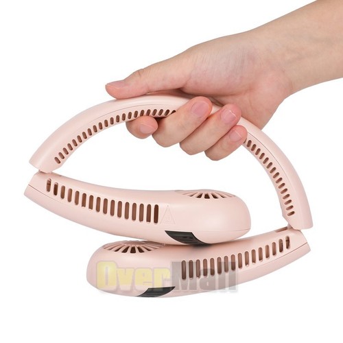 USB Portable Neck Hanging Fan Cooling Air Cooler Little Electric Air Conditioner - Picture 3 of 71