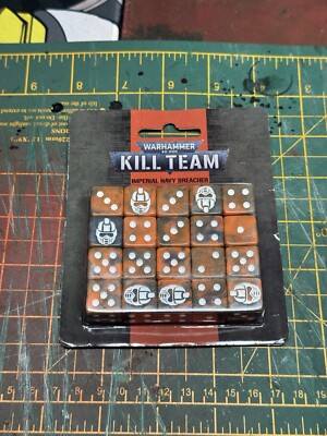 Kill Team: Imperial Navy Breacher Dice - Brandneu & Versiegelt