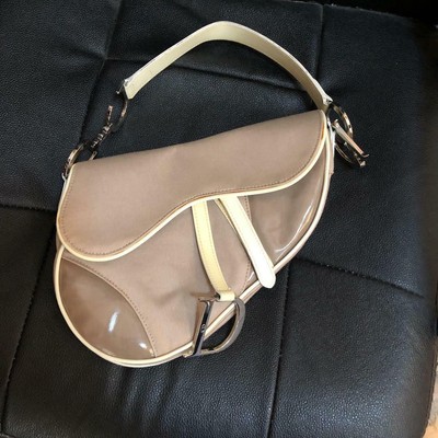 dior saddle bag tan