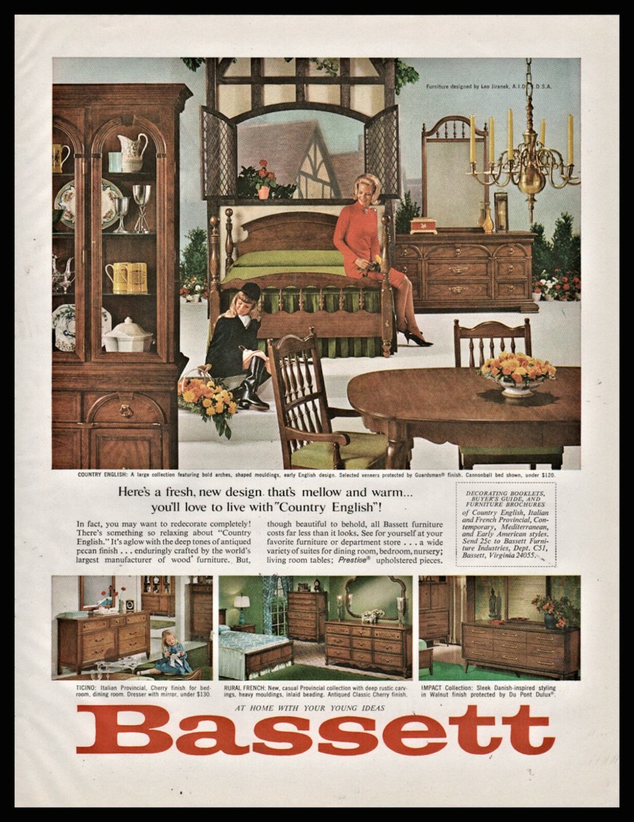 ◇Bassett Furniture アメリカ製 ヴィンテージ | ローチェスト 【公式