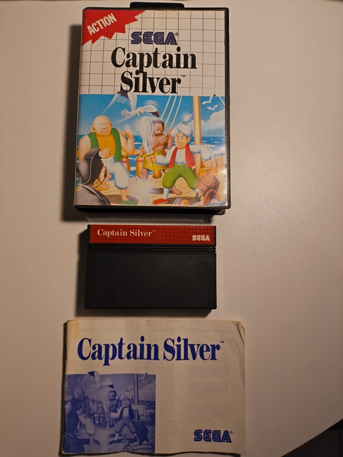 SEGA Master System  Jeu CAPTAIN SILVER