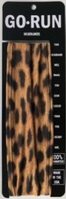 "Cheetah Print" Headband by GoRunUSA, Polyester Blend, great for Running  more