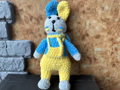 Ukrainian Toy War hare, Rabbit, Military Patriot , Handmade , legendary ...