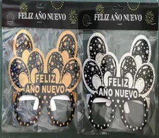 12PCs Happy New Year Eyeglasses Party Glasses 2025