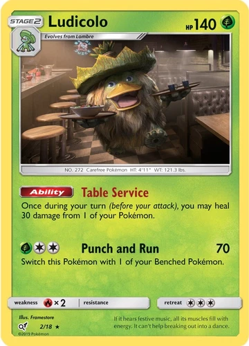 Ludicolo 2/18 Detective Pikachu