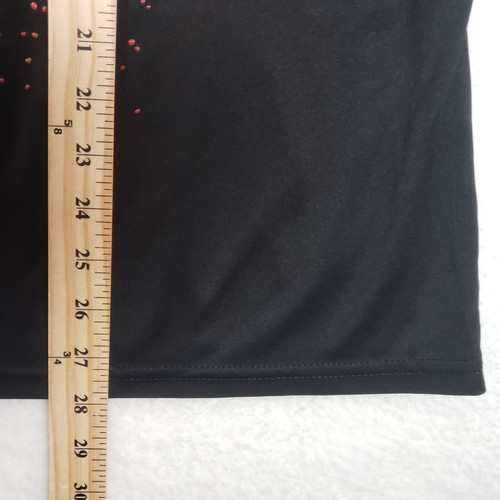 DC Comics Mens The Flash Raised Graphic Performance T-Shirt Black Red Size M - Picture 6 of 6