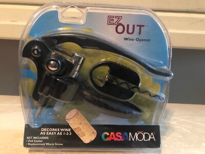 Casamoda EZ Wine Bottle Opener (Casa Moda) - New In Package Sealed