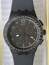 CRONOGRAFO SWATCH CHRONO SUSB400 BLACK EFFICIENCY - ORIGINALE - FUORI CATALOGO