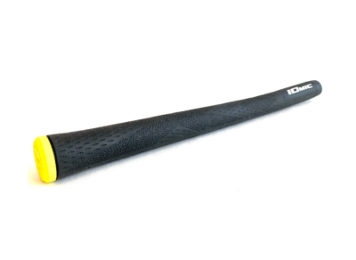 IONIC COLOR GRIP ブラック 低トルクコントロール IOMIC Golf Club Grip Negative Ion Standard Size Black with Yellow