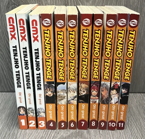 CMX Tenjho Tenge Book Lot 1-11 - All Books Have Posters - Manga