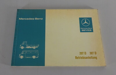Mercedes-Benz Bremen Transporter T1 207 D/307 D Stand 5/1981 Operating Instructions