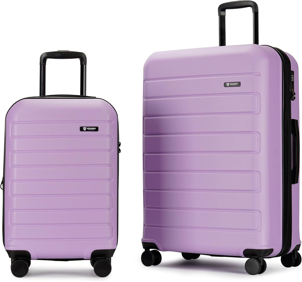 エアコン purple 2-Piece ABS Luggage Set with TSA Locks, Set, Lilac purple color | eBay