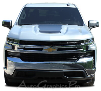 TRAIL BOSS 2019-2025 Chevy Silverado Center Hood Decal Vinyl Graphic 3M  Stripe