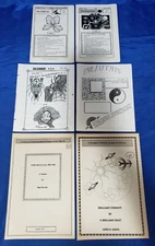 Fifth Di-- Sci-Fi Fantasy Fanzine Vol 2 #1,6 Vol 3 #2,5 & 2 Novelettes FN/VF