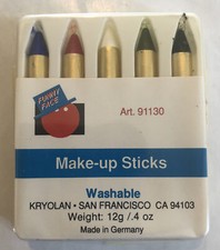 Kryolan Funny Face Make-Up Sticks Washable 12g/.4oz Art. 91130 Made Germany vtg