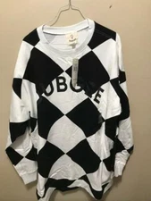 Dubgee by Whoopi Sweatshirt Black and White   XL