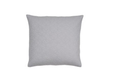 Levtex Home Quatrefoil Stitch Cotton Pillow Sham PAIR EURO Bordeaux Light Grey