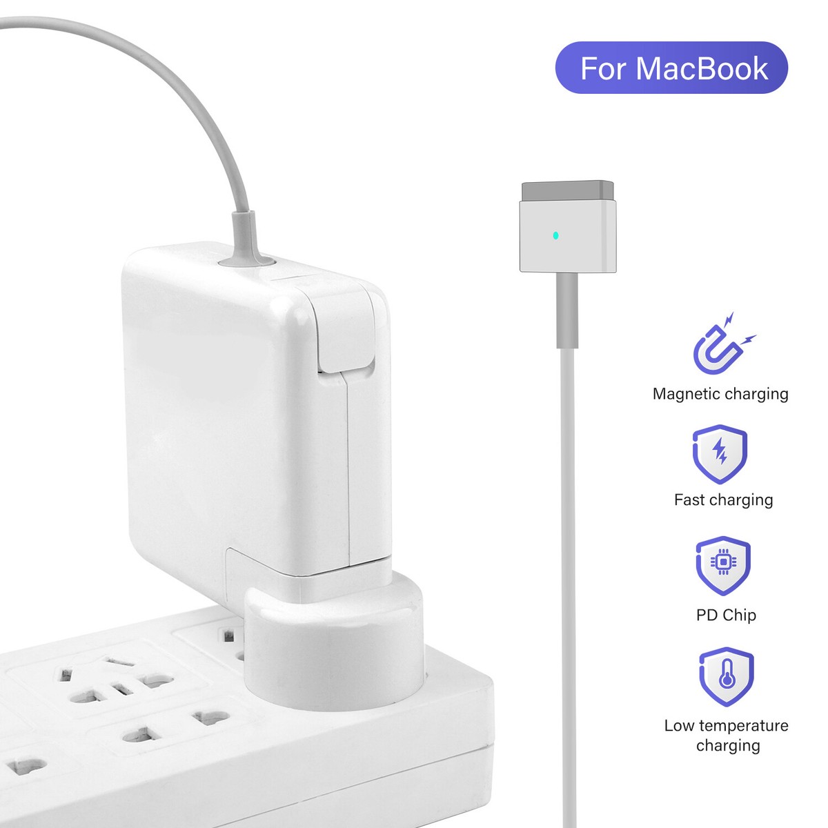 60W MagSafe AC Adapter Charger&Cable for MacBook Pro 13