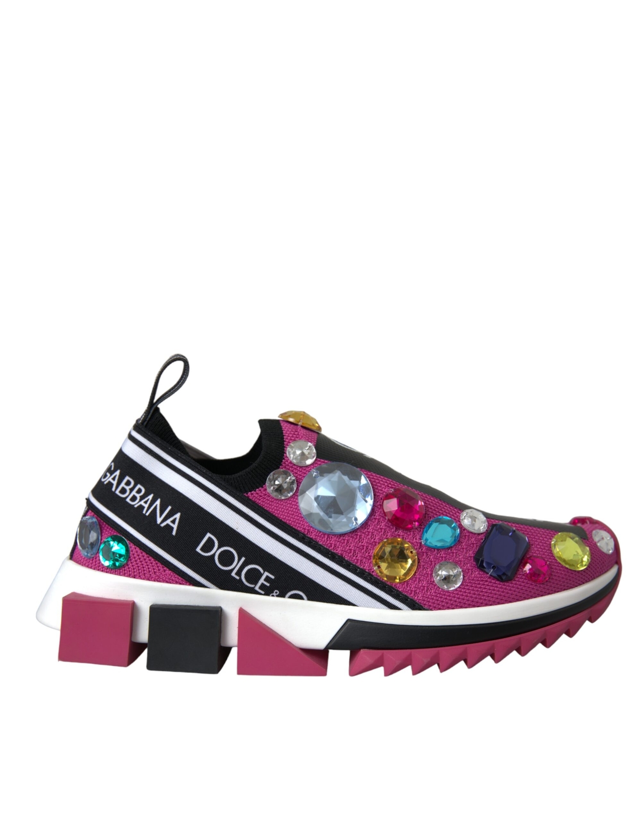 DOLCE&GABBANA】（26.5） 若かっ スワロクリスタル スリッポン