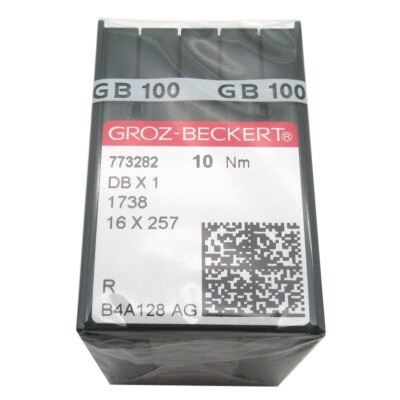 100STÜCK Groz Beckert DBX1 PASST FÜR JUKI DDL-8700 8900 555 5530Hinweis: Größe