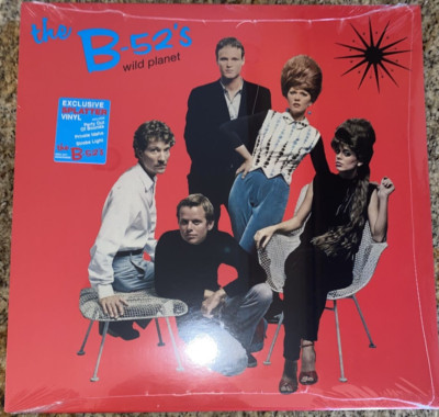 THE B-52'S WILD PLANET CLEAR BLUE SPLATTER VINYL LP LIMITED EDITION SEALED MINT