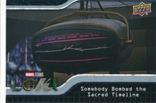 #26 SOMEBODY BOMBED THE SACRED TIMELINE 2023 Upper Deck Marvel Loki