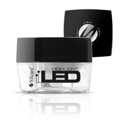 Silcare High Light UV/LED Gel BUILDER File Off CLEAR Nails Extensions Manicure