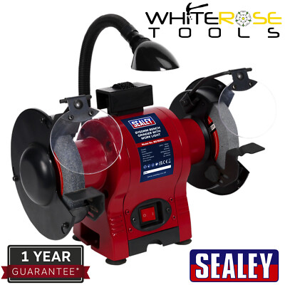 Sealey Bankschleifer Ø150mm mit Arbeitsleuchte 250W/230V Steinschutz