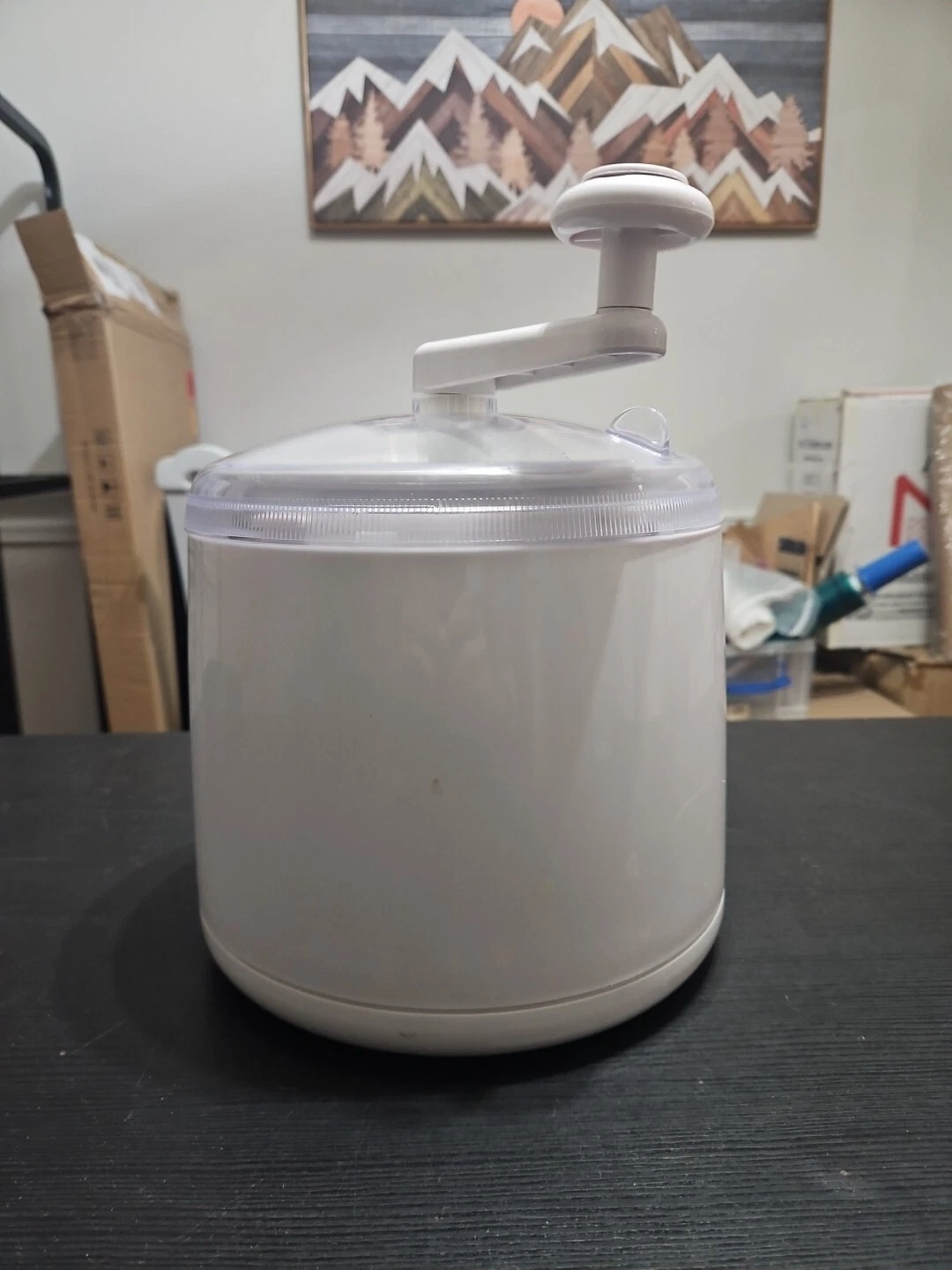 Vintage "Something New" Ice Cream Maker, Chill-fast, 1 Quart, Made in Japan
