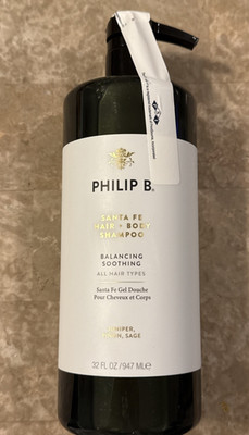 Philip B ~ SANTA FE HAIR & BODY SHAMPOO ~Balancing All Hair Types JUMBO 32 oz
