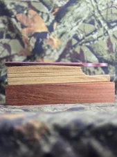 New Custom Made Turkey Box Call Made From Burr Oak With Purple Heart Paddle