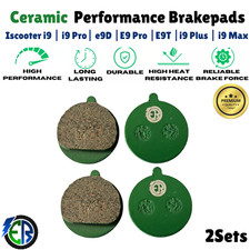 Iscooter Brake Pads For i9 i9 Pro Plus Max  e9D E9 Pro E9T Scooter Ceramic 2SET