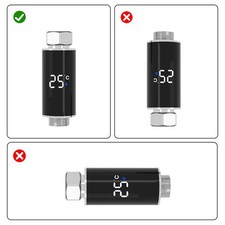 Digital Shower Thermometer With Waterproof Design And LED Temperature Display