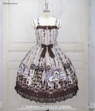 Preview of Metamorphose Lolita JSK Plus Size "Secret Perfume Room" Print New with Tags