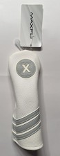Maxfli X Leather Hybrid X Headcover, Golf Accessories, White Gray Protect NEW