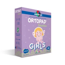 Master-Aid® Ortopad® Cotton Girls Junior Orthotic Therapy Occluder 20 Pieces