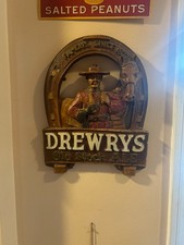 Drewry's Mountie Themed Horse Shoe Sign 1950's Drewry's Ltd. South Bend, Indiana