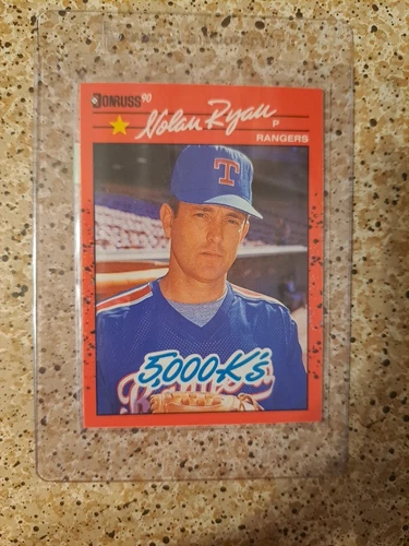 1990 Donruss - Nolan Ryan #659 5000 K's on Front and Back