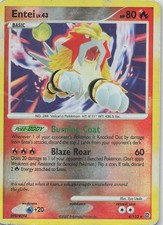 Entei Reverse Holo Holo Rare Secret Wonders 4/132 HP on eBay