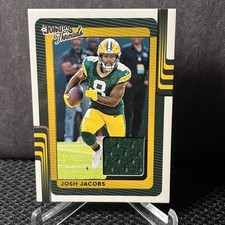 2025 Donruss Threads Josh Jacobs Patch