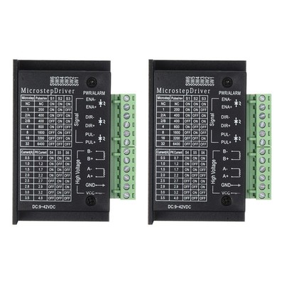  Stepper Motor Drivers, 2 Pack 4A Stepper Controller CNC Digital Driver