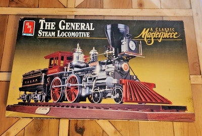 AMT The General Steam Locomotive Train Kit ( #8124 Open Box Never Assembled )