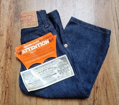 80's リーバイス302-0117 キッズサイズW25 ブルーデニム Vintage Levi's Denim Jeans Size 25 X 30 302-0117 USA for