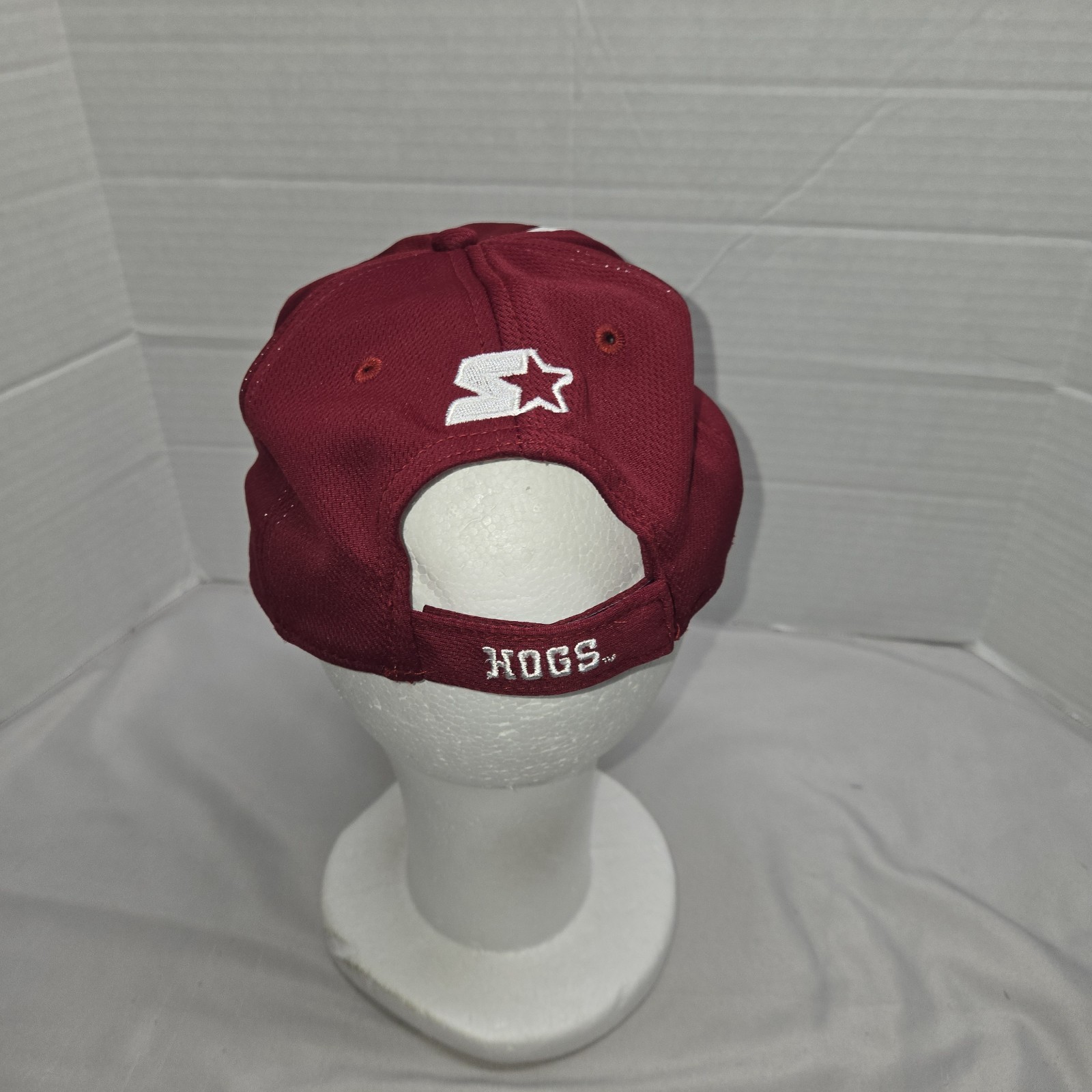 Arkansas Razorbacks Hat Adjustable Strapback Red … - image 4