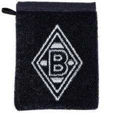 Borussia Mönchengladbach Waschlappen Waschhandschuh Black / Schwarz BMG VfL 1900