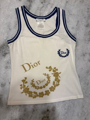 Christian Dior John Galliano Rare Vintage Y2K Tennis/Golf Style Tank Top