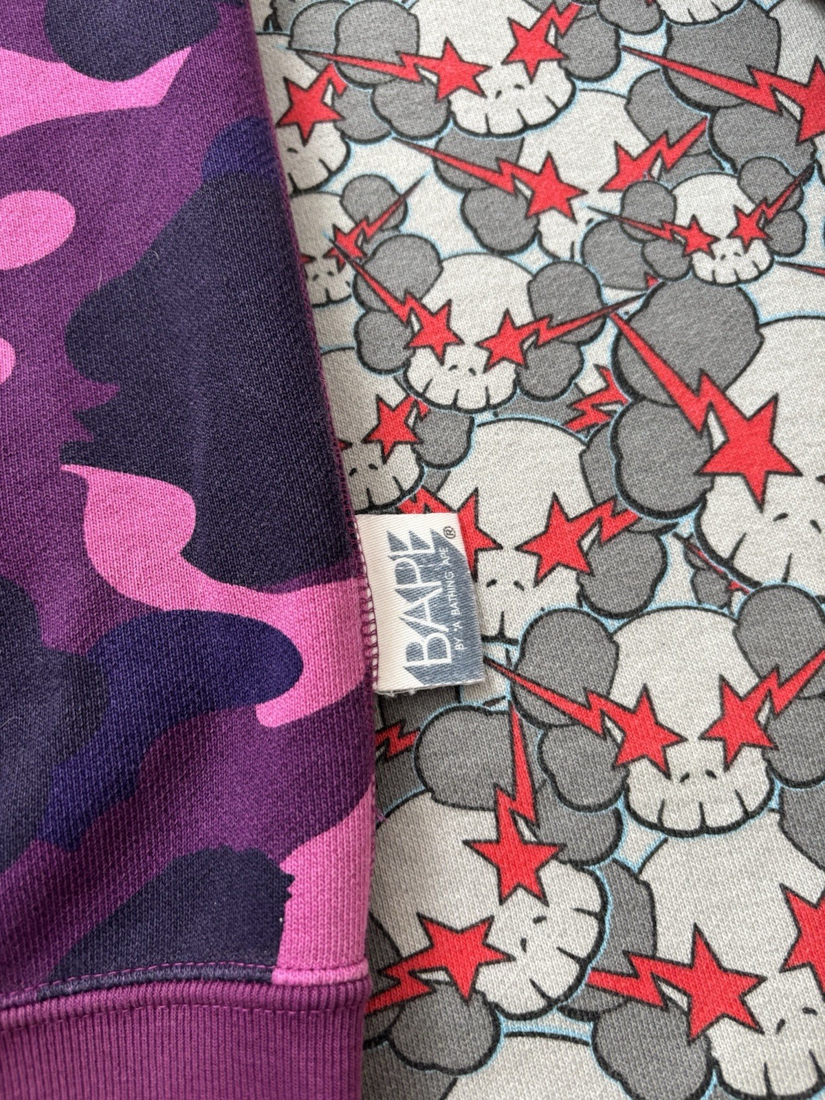 A Bathing Ape Split Multicolor Camouflage Full Zi… - image 5