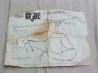 GIJoe 1966 Irwin Jet Helicopter Instructions